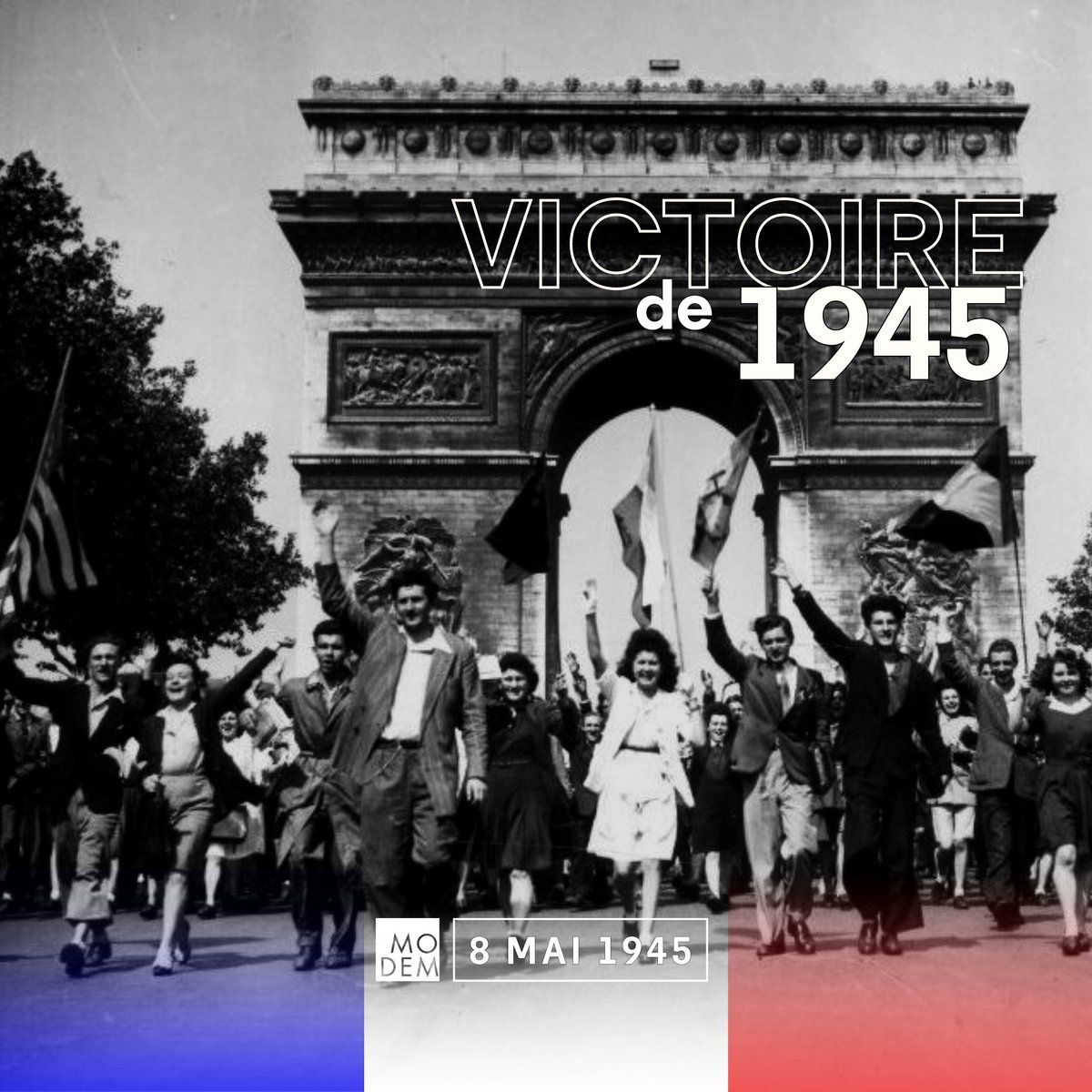 🇫🇷 #8Mai1945 | Victoire de 1945 Le #8mai, rendons hommage aux victimes des atrocités de la Seconde Guerre mondiale, victimes du nazisme et des régimes totalitaires. N’oublions jamais toutes celles et tous ceux qui se sont battus pour la France, pour notre liberté, pour la paix.