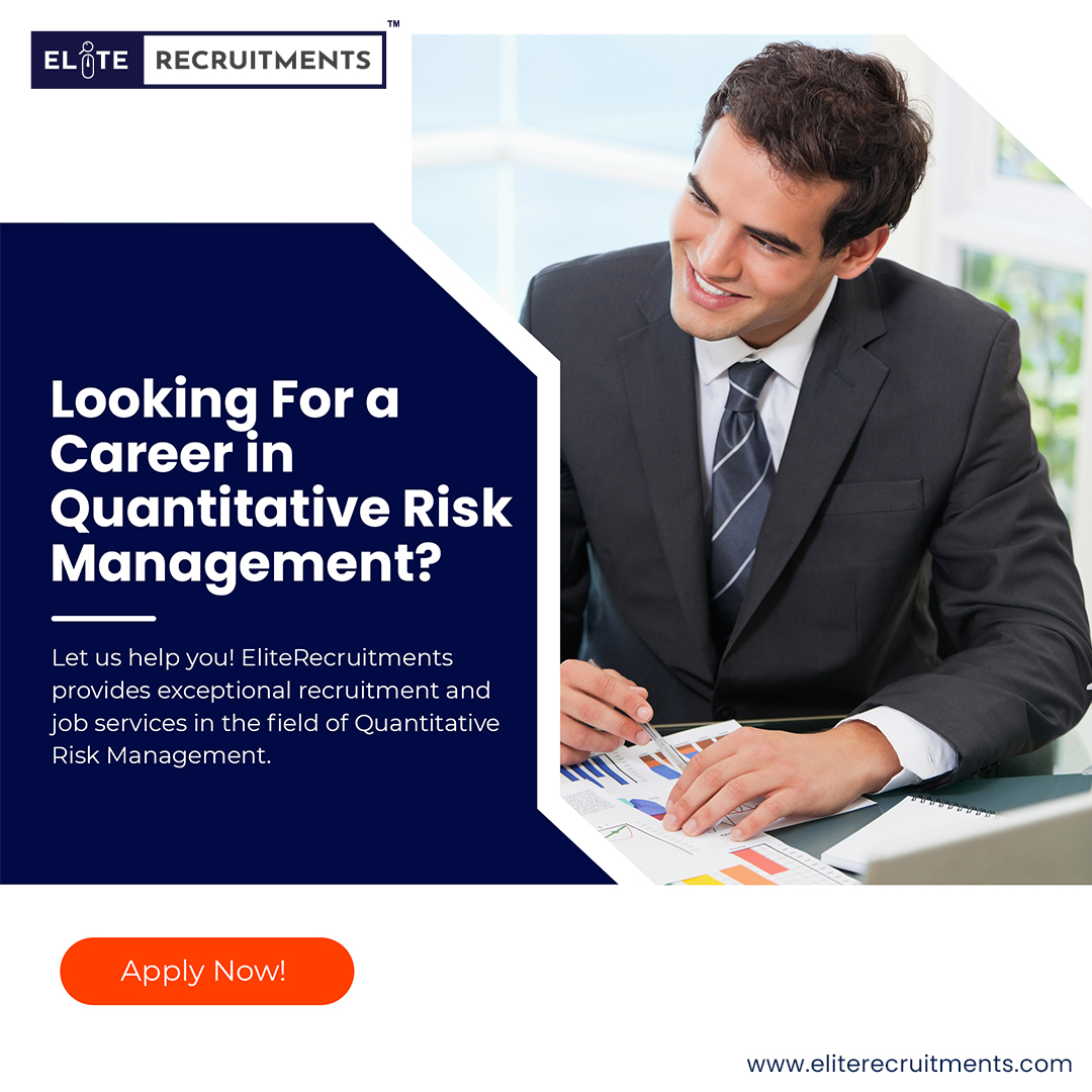 🔍📈🤝Want to pursue a career in
#QuantitativeRiskManagement?

Look no further! 🌟 @eltrecruitment offers top-notch recruitment and job services in this field. 🚀 Don't miss out on this amazing opportunity. 💼👨‍💼

Apply now! eliterecruitments.com/find-a-job/

#jobsearch #riskjobs #Elite
