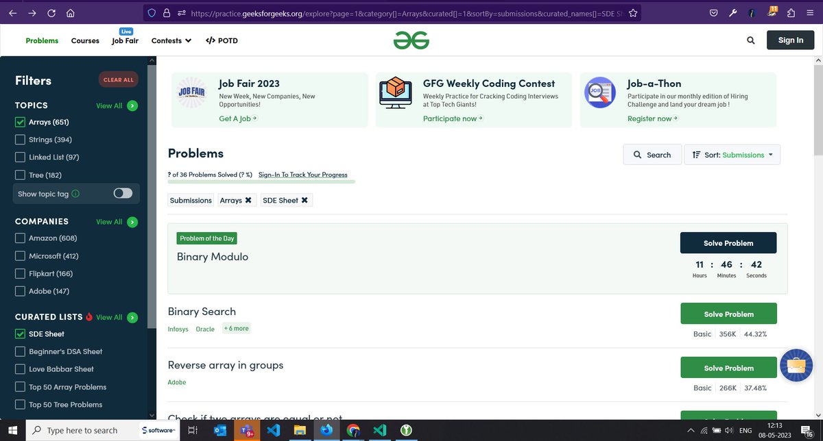 AkashKu80823217's tweet photo. Hi @geeksforgeeks , There seems to be an issue with the website as I cannot sign in. After logging in with the Google account website, it redirects me to my profile page and after some time if I visit the problems page, it says sign in again. Please look into this. https://t.co/xgI7ro348W