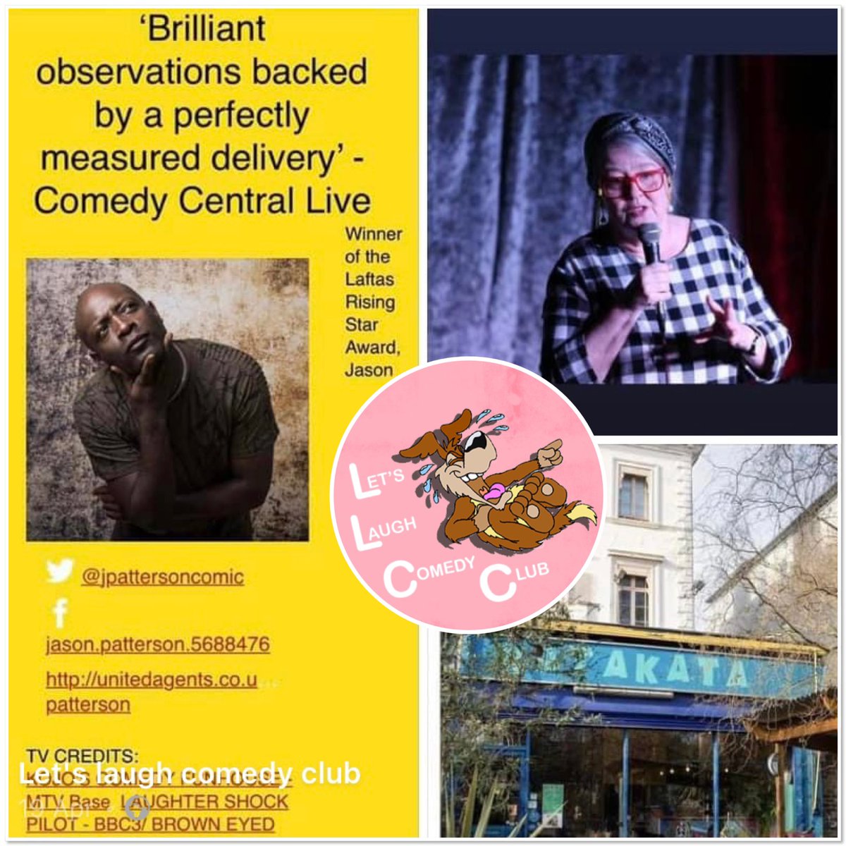 Remember our relaunch! Intimate and exciting new venue. Katakata in Brixton hill . With <a href="/phatcomedian/">Arielle Souma</a> <a href="/jpattersoncomic/">Jason Patterson</a> <a href="/sussteed/">Suse Steed</a>, Margaret Mchuge and 2 newer acts 🔥🔥🔥