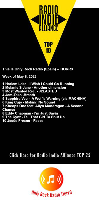 Top 10 onlyrockradio.com next week:
TIORR1
1 Supa Philly - Look to the Sky-Philly Mix  <a href="/SupaPhilly/">Supa Philly</a> via <a href="/HeyGroover/">Groover</a>
2 Johnny Jay - I Love Coffee  via <a href="/HeyGroover/">Groover</a>
3 Tom Swinton - One Hundred years  via <a href="/HeyGroover/">Groover</a>
4 Sky Wyatt - The Story  <a href="/skywyatt/">Sky Wyatt</a> via <a href="/HeyGroover/">Groover</a>
5 Barbie