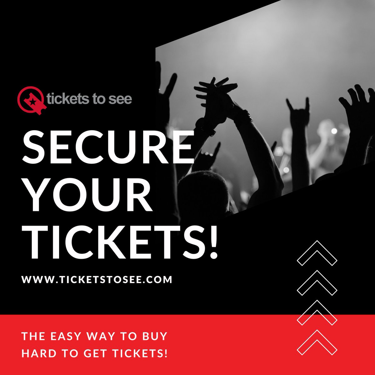 Ticketstosee's tweet image. Don't miss out on the 𝐡𝐨𝐭𝐭𝐞𝐬𝐭 𝐭𝐢𝐜𝐤𝐞𝐭𝐬 in town! 🥵

Our service is tailored to meet the needs of busy professionals who want the best seats and the most convenient #bookingexperience. Plus we are never #soldout. 

🎫 Secure your tickets today!
ticketstosee.com