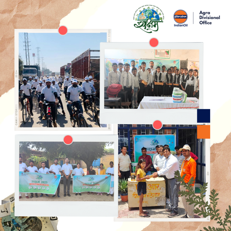 AgraIOC's tweet photo. Under #Saksham2023, activities are being organized with stakeholders to increase awareness of Energy Conservation and steps toward ‘Net Zero’

@ChairmanIOCL @IndianOilcl @DirMktg_iocl @Bohrashyam2 @AjayGargioc @GeetikaMehra4
@ioclupso2 https://t.co/xvAIItMldv