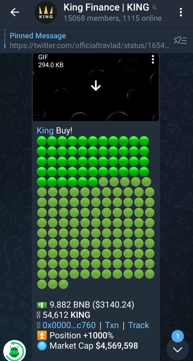 Kennymeks1's tweet photo. @Ashcryptoreal You don't invest in "meme".haha,
You invest in a solid project with real utilities.
@kingfinance is that solid project that will be here for decades to come! 
@OfficialTravlad is the Dev
Smart whale whale topping up their bags💹
@kingpadfinance #King $King
https://t.co/4EOpfTOzu7 https://t.co/cuJbRcmDib