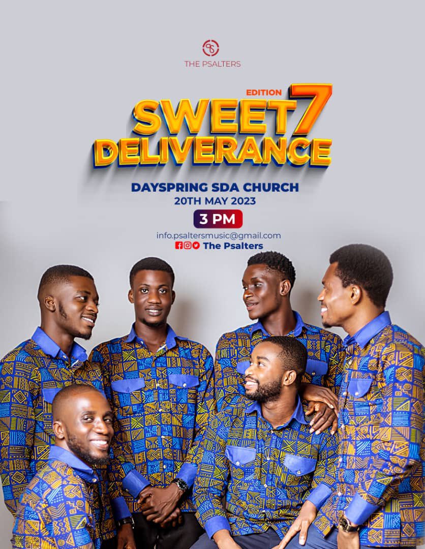 ThePsalters's tweet photo. Good times, good times.
Let’s have a better time together!
See you soon!
20 | May | 2023
3 PM Prompt
Dayspring SDA Church ( Advent Press)
#Sweet7Deliverance
#SongsFromAHeart
#UnknowninglyDivine
#TheBig7
#ThePsaltersXperience
#ThePsaltersMusic
#ThePsaltersEffect https://t.co/3sT6HwHYKx