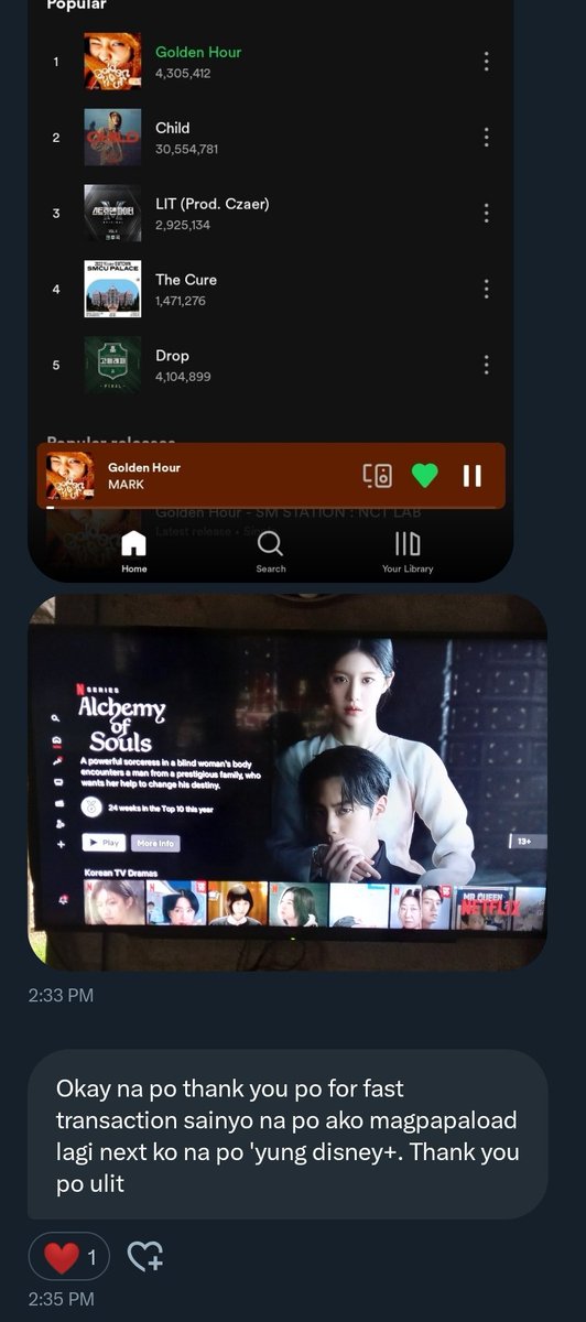 nonie_prems's tweet photo. sold 4 netflix and 1 spotify. thank you po 💚#vouchesninonie https://t.co/Cx3RVxrU9R