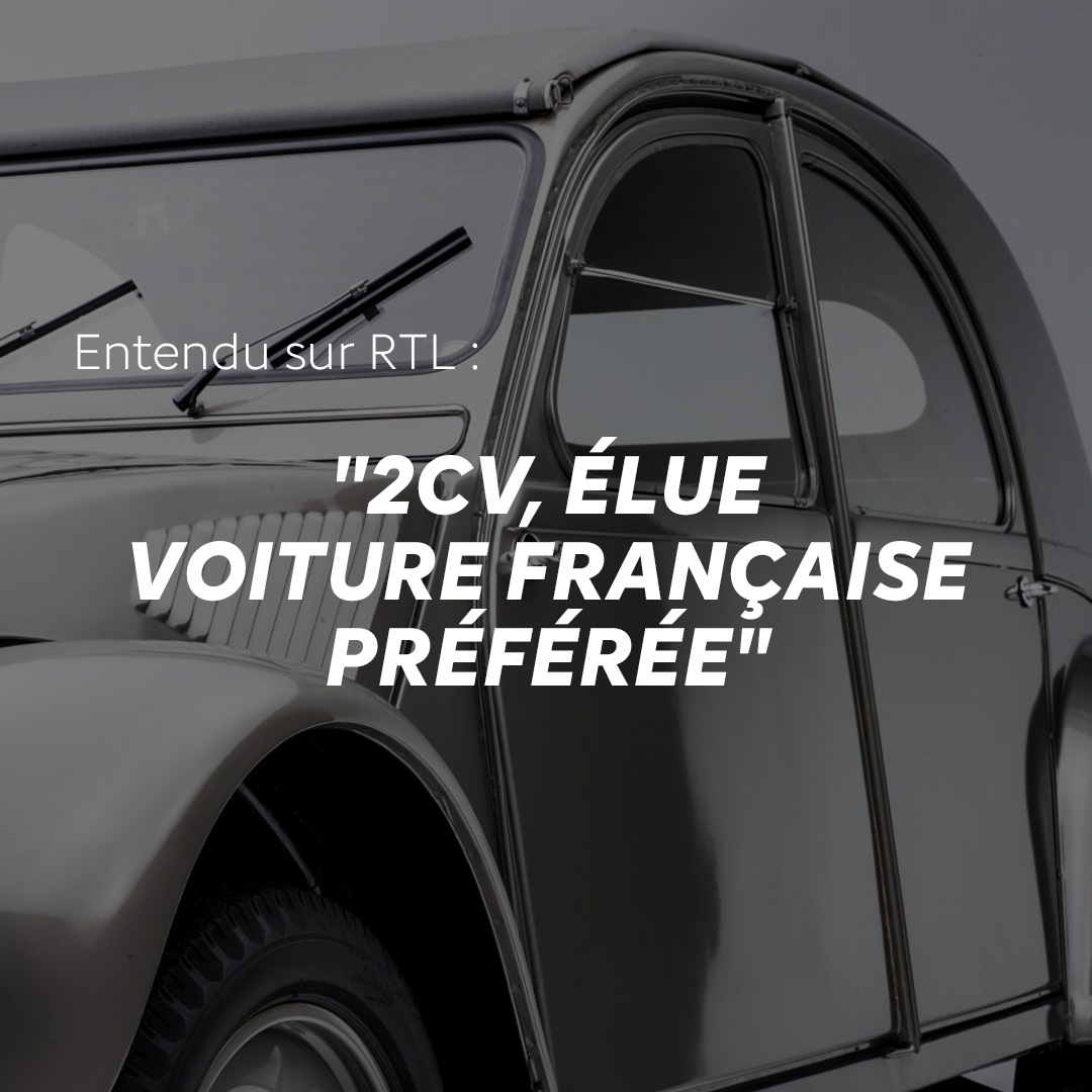 CitroenFrance's tweet photo. Un beau cadeau d'anniversaire pour les 75 ans de notre iconique #Citroën2CV. Merci aux votants, vous avez bon goût. 💕 
@RTLFrance https://t.co/Q72uR4KhMS