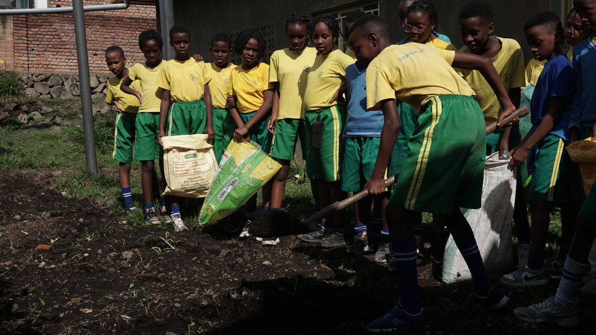 UbumweCommunity's tweet photo. Abanyeshuri biga mu kigo House of Children School kiri
@UbumweCommunity
babifashijwemo n'abarezi babo bateye imboga bazajya batekerwa ku mafunguro yabo ya buri munsi.
@RubavuDistrict
@Rwanda_Edu
@REBRwanda https://t.co/pao9vyckOS
