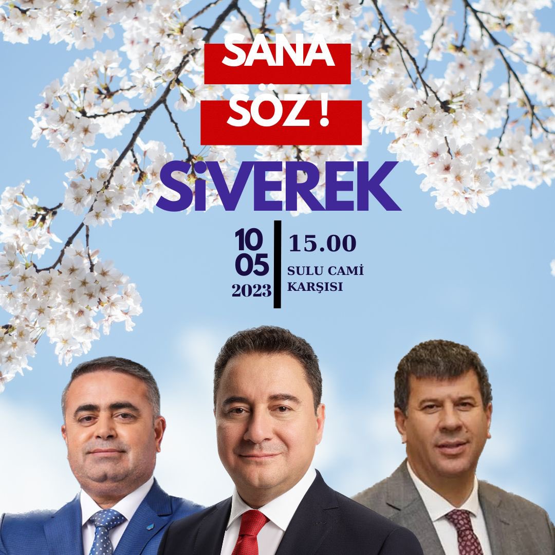 AvAhmetTuysuz's tweet photo. Çarşamba günü Siverek’teyiz! https://t.co/YjG6JQ1KXl
