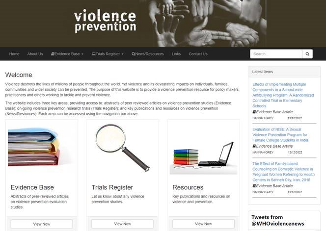WHO violence news tweet media