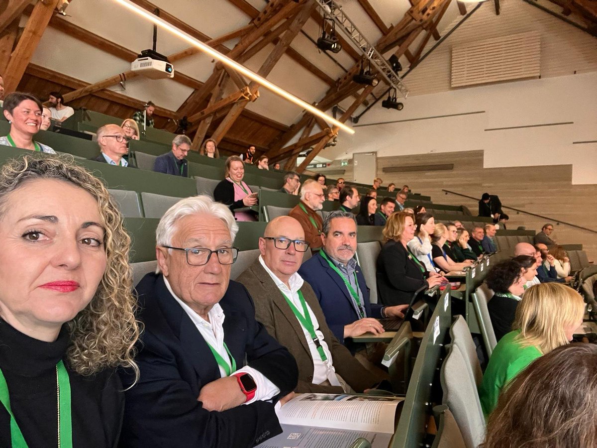 RECAMDER's tweet photo. ✅"Castilla-La Mancha ha brillado en Europa". Así lo ha asegurado el presidente de #RECAMDER, Jesús Ortega, quien ha hecho una valoración muy positiva de la presencia de la región en la Conferencia del Pacto Rural Europeo celebrada en Suecia. 
➕ℹ👉https://t.co/3nrmsHYt87 https://t.co/gRON3wklJF