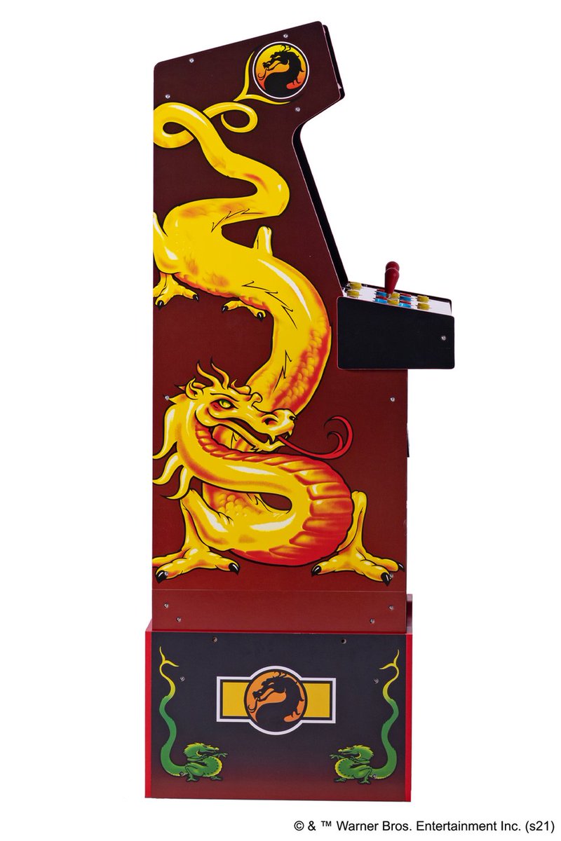 「Mortal Kombat Arcade Machine (Midway Leg」|THE ART OF VIDEO GAMESのイラスト