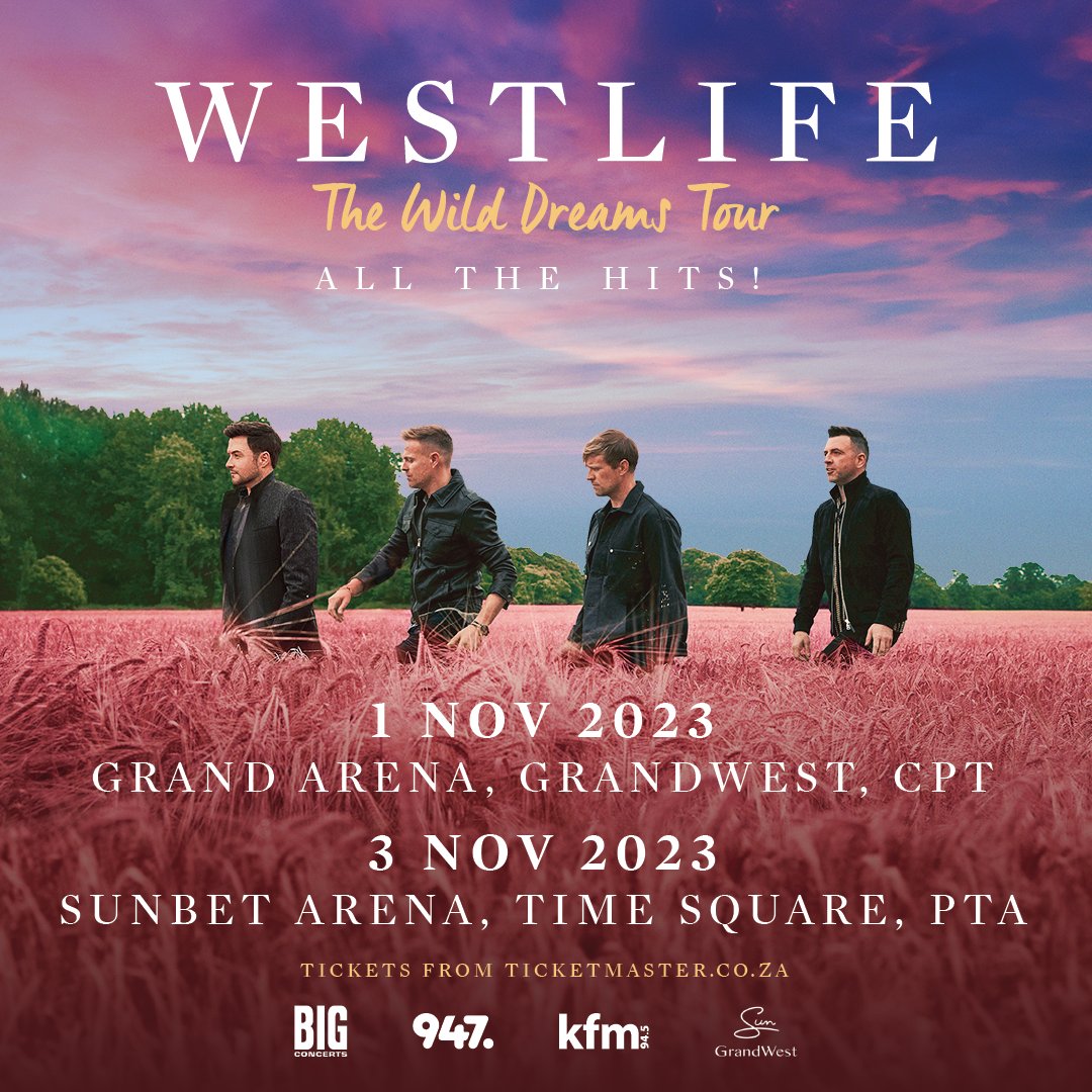 The Wild Dreams Tour is coming to South Africa in November and we couldn’t be more excited! Tickets go on sale on Friday 12th May at 9am local time, we CAN’T WAIT! 💛