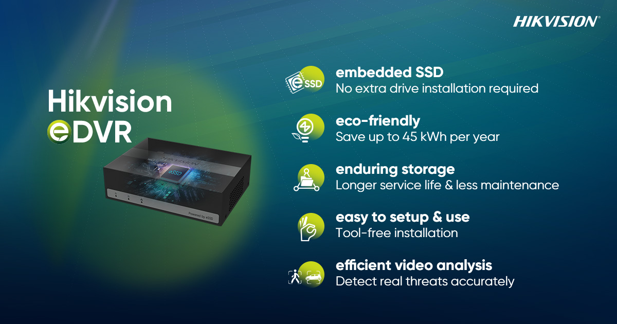 HikvisionHQ's tweet photo. Forget worrying about running out of space or losing important data!
Hikvision eDVRs give you multiple storage periods to choose from.
Learn more: https://t.co/f48ykucM3y
#Hikvision #eDVR https://t.co/ku90H4GdYW
