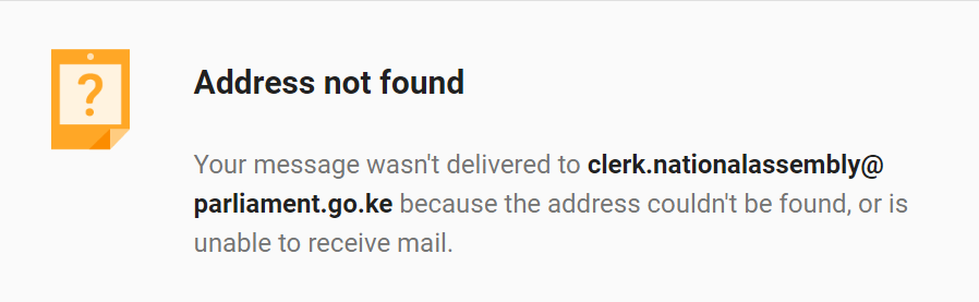 DianeOnyango's tweet photo. @NAssemblyKE you requested feedback on the Finance Bill 2023 but messages can't be delivered to the email address provided. Would you share an alternative email address? https://t.co/dW37MfKmpH