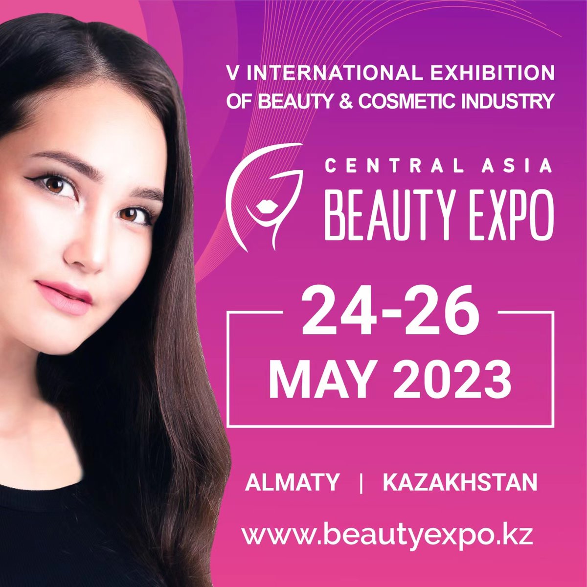 We are proud to become a media partner of BEAUTY EXPO CENTRAL ASIA 2023 and invite you to VISIT the exhibition of cosmetics, cosmetology and household chemicals.

🕑 24-26 MAY 2023

📌 Kazakhstan, Almaty, Atakent Exhibition Center

#beautyexpo #beautyevent #beautymarketing