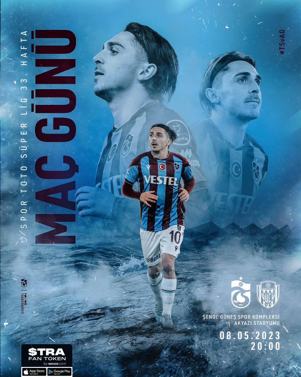 Trabzonspor's tweet photo. 🔥 MAÇ GÜNÜ 🔴🔵 
🆚 MKE Ankaragücü
🗓 08.05.2023 Pazartesi
⏰ 20.00
🏟 Akyazı Stadyumu
📲 #TSvAG
👕 Çubuklu Forma https://t.co/kD7iJWgTVi