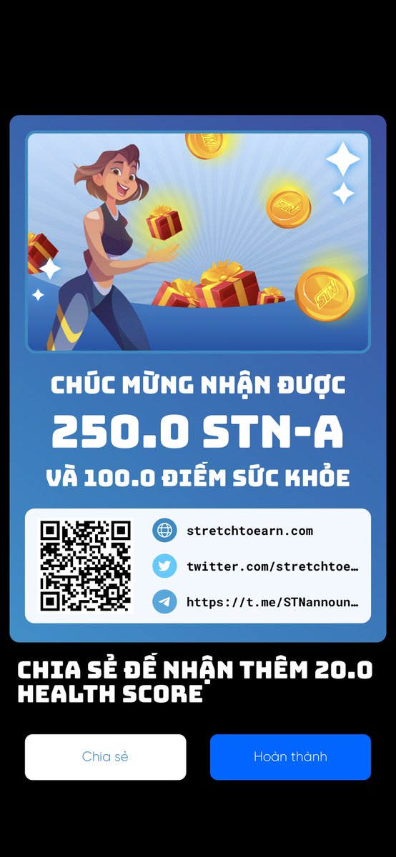 Quyn29395487's tweet photo. Turn your movements into earnings #STN #StretchtoEarn #SBGroup https://t.co/cIGsoPRaYl