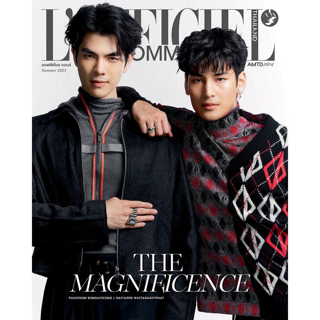 It's @milephakphum and @Nnattawin1 on the cover of @LOfficielThai in #DiorMenFall2023 #Fashiontv #fashiontvindia #DiorFall23 #DiorFall23Xmileapo #MilePhakphum #LOfficielHommesThailandSummer2023 #HommesThailandxMileApo