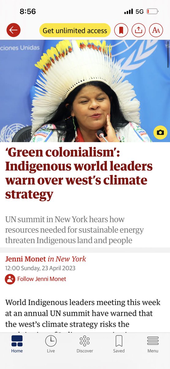 #greencolonialism rising as a critique over #globalnorth #climate strategy