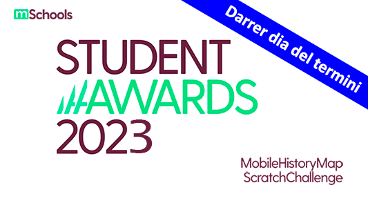 xtec's tweet photo. 📢 Avui és el darrer dia per participar en dues de les modalitats dels #mSchoolsStudentAwards 2023. Esperem els vostres projectes! Reviseu la informació.
📅 #MobileHistoryMap i #ScratchChallenge : fins al 8 de maig.
🔗 https://t.co/obAvc7o4CO
#AlsCentres https://t.co/vGUbmXe4WY
