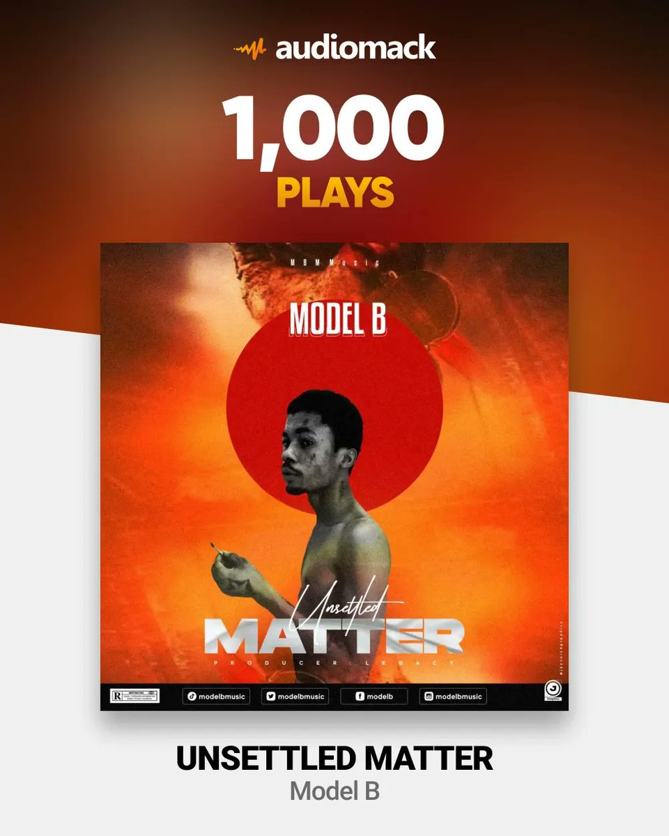 modelbmusic's tweet photo. Keep streaming 🔥🔥📌
 
Link on the boi IG @modelbmusic 🌹🕊️⛱️

Audiomack 🌹🕊️ https://t.co/e6OScU9nIF 🔥

#modelbmusic  #modelb #music  #mbmmusic #mrpeterobi #mavinrecords #mtvbase#mrraw#woman #world #wife #work #song  #sexygirsls #star  #stream  #snoopdogg #video #viral #vibes https://t.co/OJJ7t5p2C7