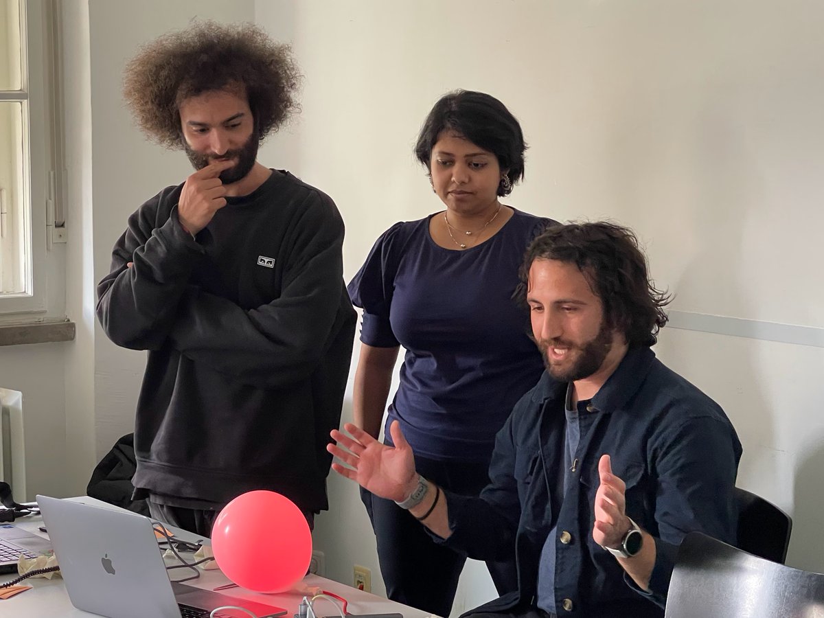 Sven Mayer (@svenmayerhci) on Twitter photo AI-powered tangible balloons – Impressions of the group projects. Post #CHI2023 "Sketching with Hardware: Prototyping Tangible AI" <a href="/JesseGrootjen/">Jesse Grootjen</a> <a href="/sophiasakel_/">sakel</a> <a href="/sebastian_feger/">Sebastian Feger</a> <a href="/mimuc/">LMU Media Informatics Group</a> #SketchingwithHardware AI-powered tangible balloons – Impressions of the group projects. Post #CHI2023 "Sketching with Hardware: Prototyping Tangible AI" <a href="/JesseGrootjen/">Jesse Grootjen</a> <a href="/sophiasakel_/">sakel</a> <a href="/sebastian_feger/">Sebastian Feger</a> <a href="/mimuc/">LMU Media Informatics Group</a> #SketchingwithHardware