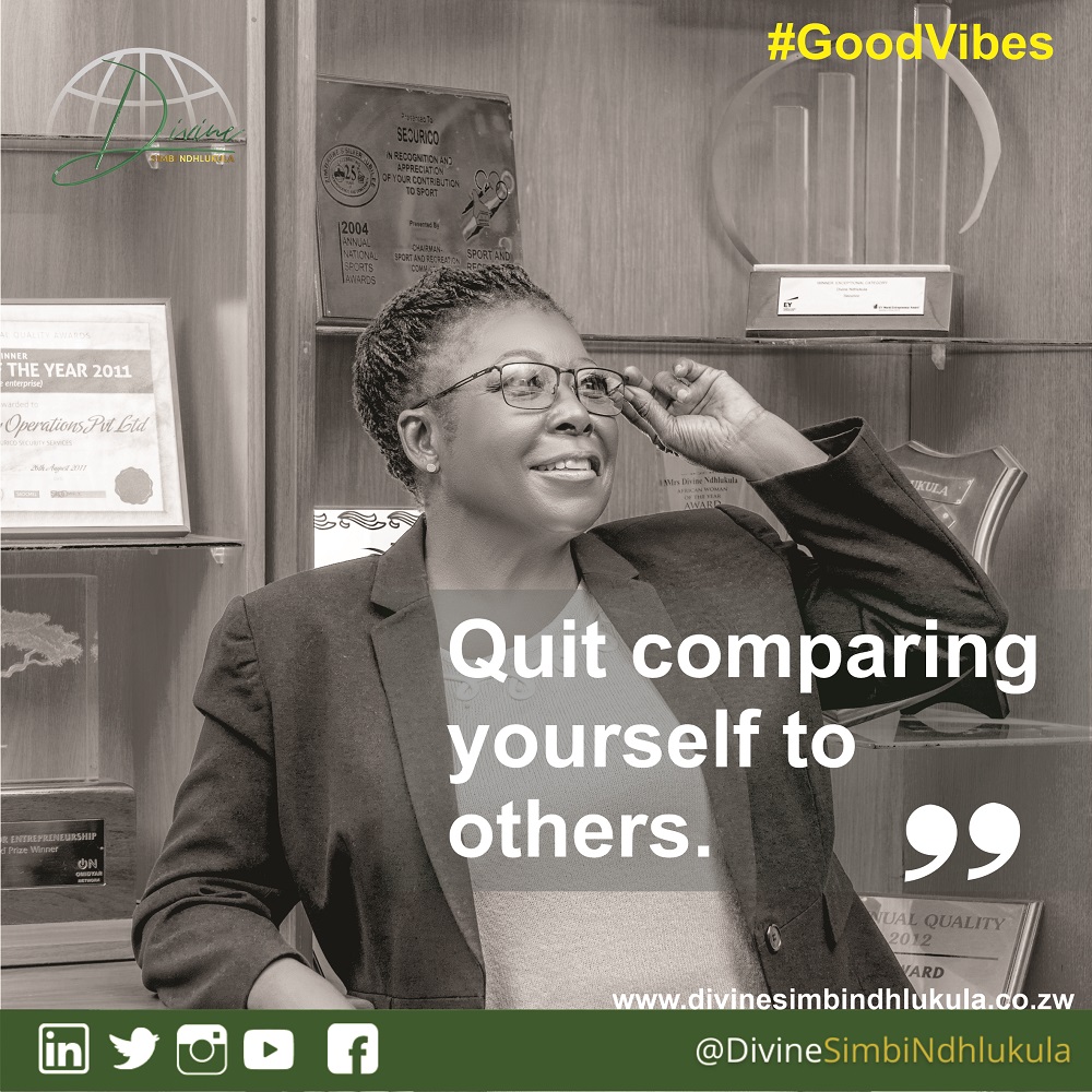 DrDNdhlukula's tweet image. Quit comparing yourself to others.
#goodvibes #comparing #comparingyourself