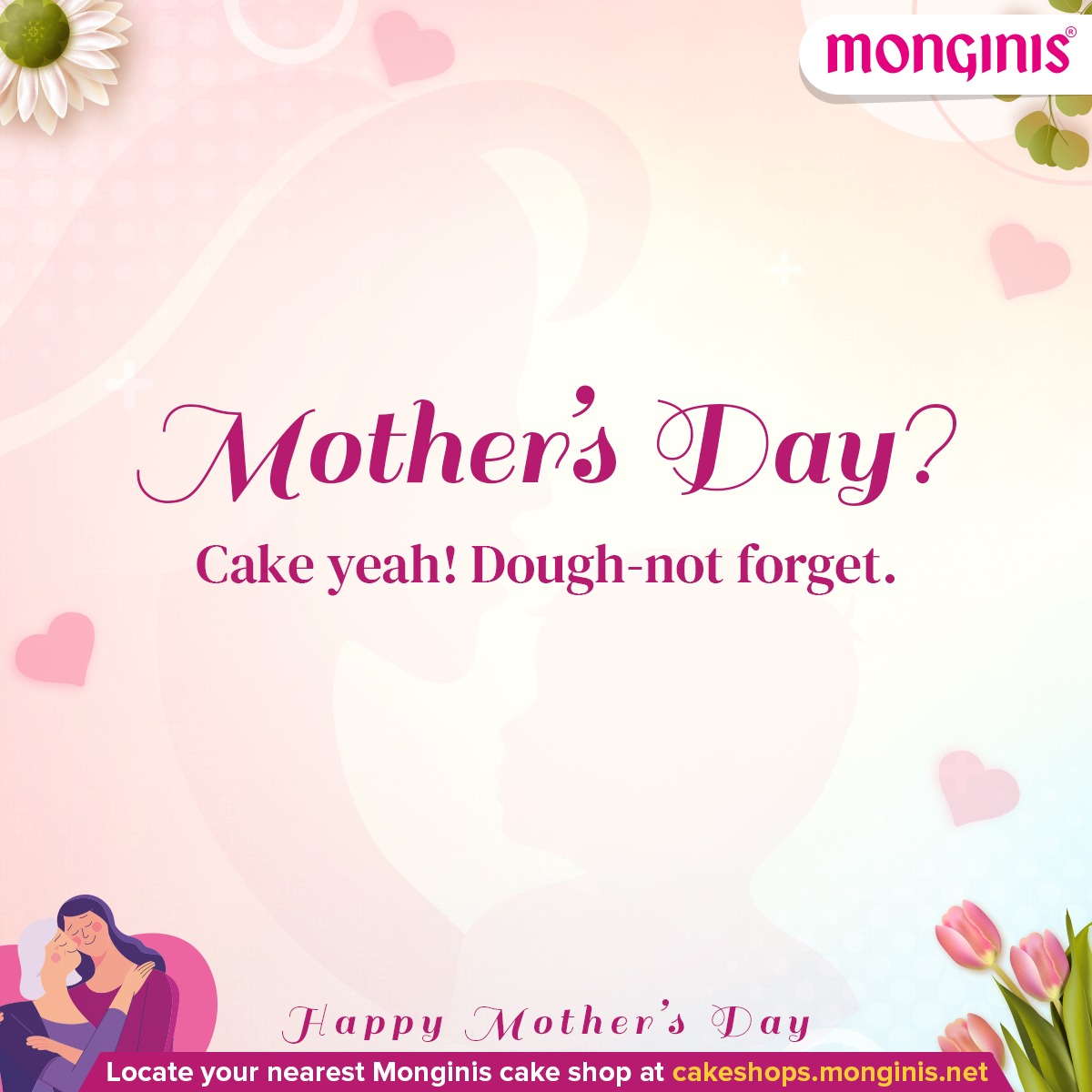 MonginisIndia's tweet photo. It's time to cake it up a notch this Mother's Day with Monginis! Choose from any of our three special Mother's Day cakes and enjoy a free doughnut as cherry on top. Walk-in to your nearest Monginis cake shop to make moments magical with your mom. 

#MagicStartsWithMa https://t.co/fAlp2s4qfc