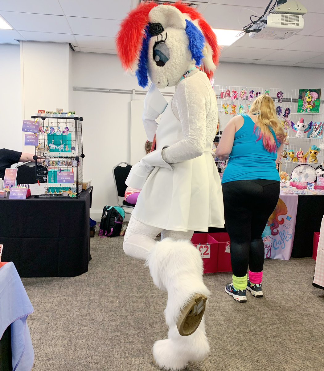 Did you manage to spot Britannia among the stalls at <a href="/griffishisles/">Griffish Isles</a> this weekend? She’s excited to see more at #UKPonyCon2023 - and you can apply to become a stallholder now! ukponycon.co.uk/stalls #UKPonyCon #GriffishIsles2023