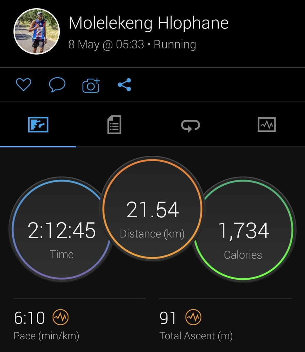 Imagine if I didn't run because it was 🌧
#NeverSkipMonday
#FetchYourBody2023 
#RunningWithTumiSole 
#IPaintedMyRun 
#RoadToComrades 
#PlantBasedRunner