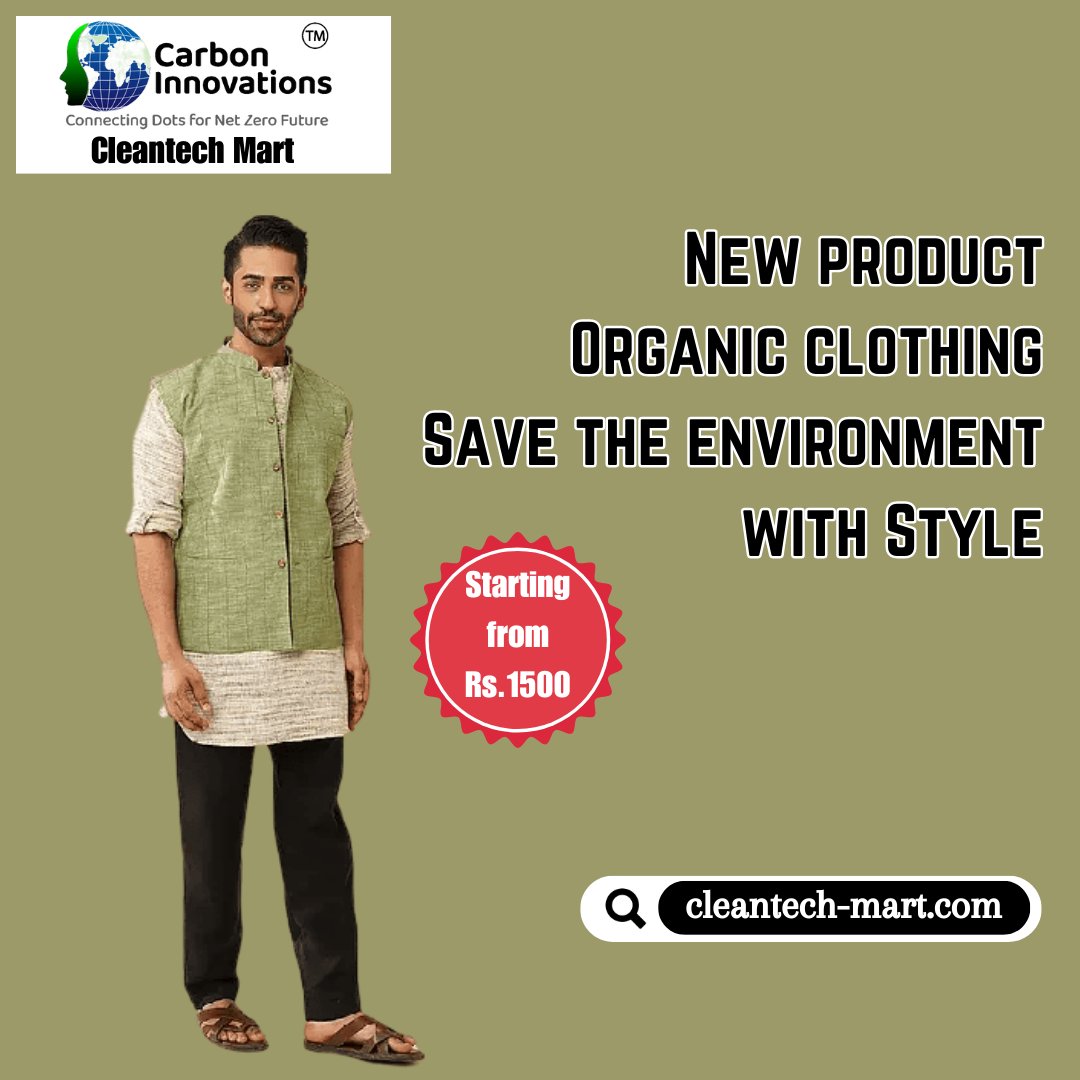 Are you interested in reducing your environmental impact while still looking stylish? 
.
Visit: cleantech-mart.com
.
.
#clothing #naturalfiber
#energyefficiency #ecofriendly #organic #sustainability #campinggear #ruralliving #poweroutage