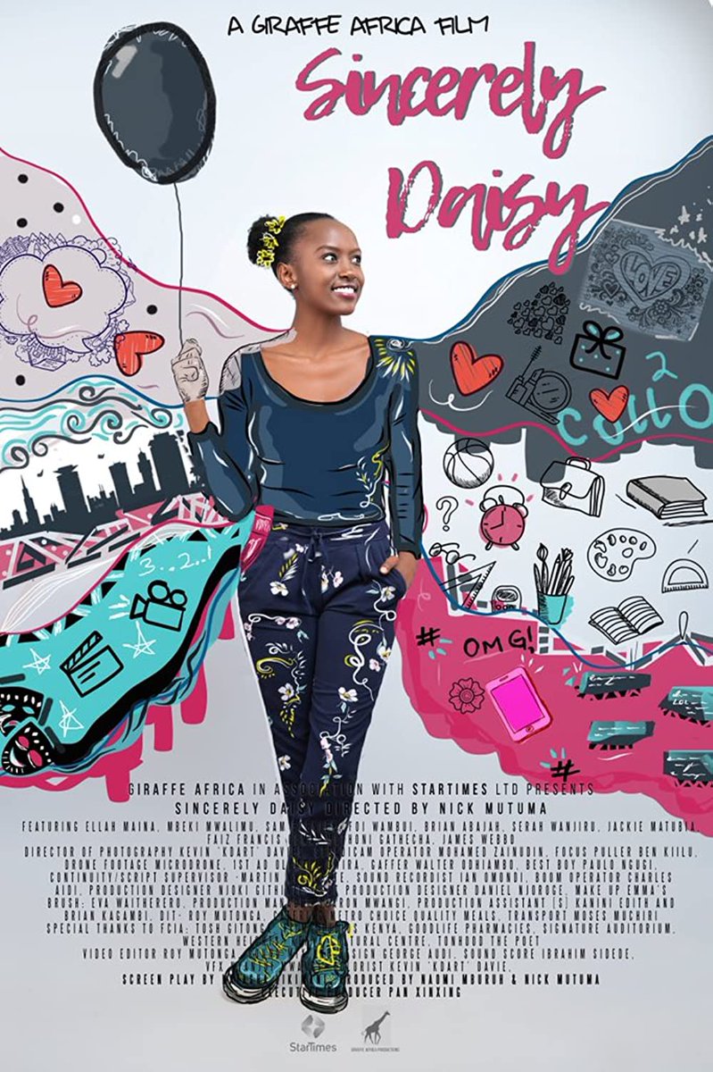 filmswithtafari's tweet photo. Don't miss out on "#SincerelyDaisy" - a fantastic Kenyan film with a talented new cast! The story follows high school graduate Daisy as she navigates family and romantic drama that threatens her dreams. This gem remains one of the best Kenyan movies on #Netflix. #SincerelyDaisy https://t.co/zbJBVLC68s
