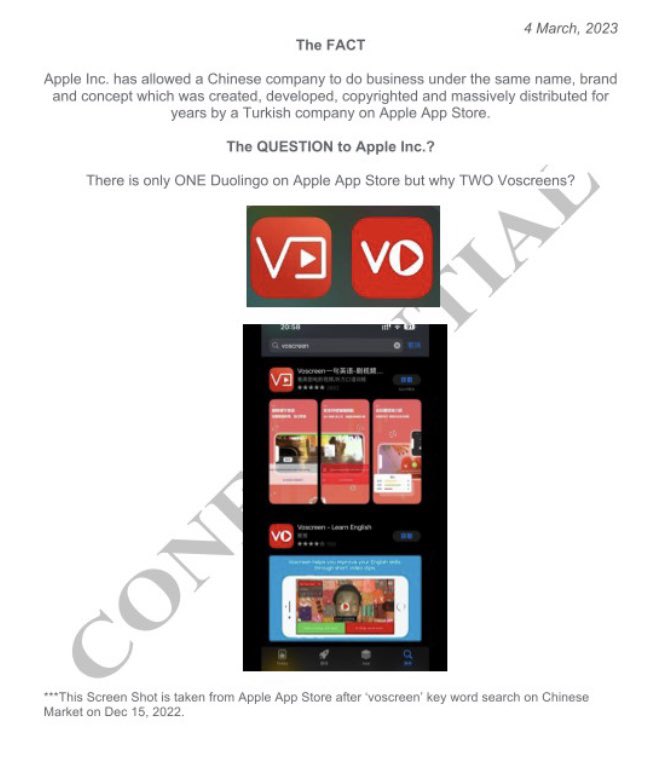 farkindalog's tweet image. Soru 1:  Apple ne yaptı da Voscreen Apple'a savaş açtı?

Soru 2: Apple ne yapmadı da Voscreen Apple'a savaş açtı?

Cevap özeti: 

- Apple'ın çalıntı ürün sattığı ortaya çıktı. 
- Apple, bilgilendirildi
- Apple, aksiyon almadı
- Voscreen de haklı olarak Apple'a savaş açtı

👇