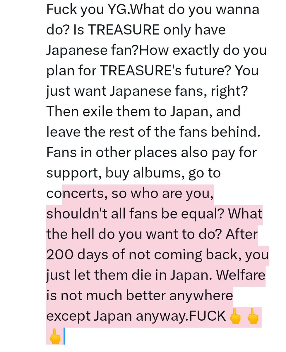 kimharusuk's tweet image. YG, what the hell are you doing?#TREASURE #트레저
@ygtreasuremaker