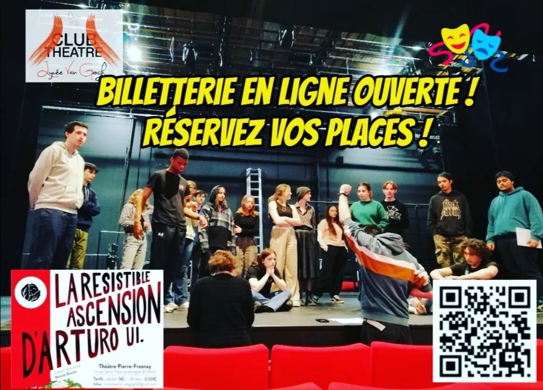 Club Théâtre du Lycée Van Gogh tweet media