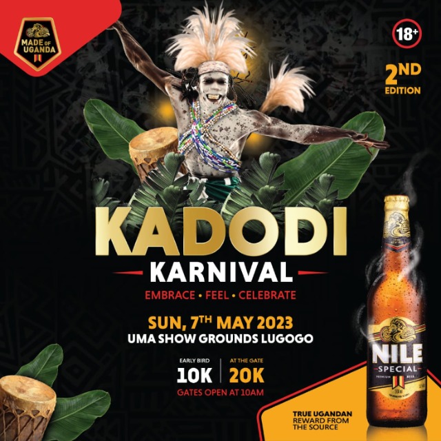 Big thanks to @NileSpecial for #KadodiKarnival2ndEdition #MadeOfUganda

It was fun🙌