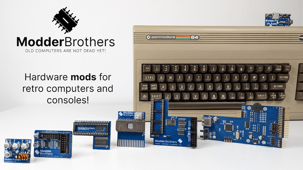 retrogaming_me's tweet photo. Modder Brothers by Recalbox : réparez, améliorez et modifiez vos anciens ordinateurs et consoles Atari, Amiga, Commodore 64 (et pleins d...
➡️ https://t.co/BSnyRgBJsF
#retrogaming #recalbox #atari #gameboy #commodore64 #vg5000 #intellivision @ModderBrothers @recalbox https://t.co/bet33O6Hjp