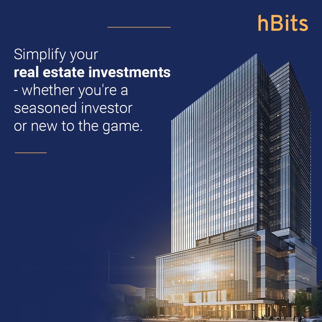 hBits_official's tweet photo. hBits enables you to invest in commercial real estate with confidence. Our user-friendly platform provides access to Grade-A commercial properties and features, including detailed reports and transparent fees. hBits offers a secure platform for investment.

#hBits #ownyourbit https://t.co/XlpPbf0JaF