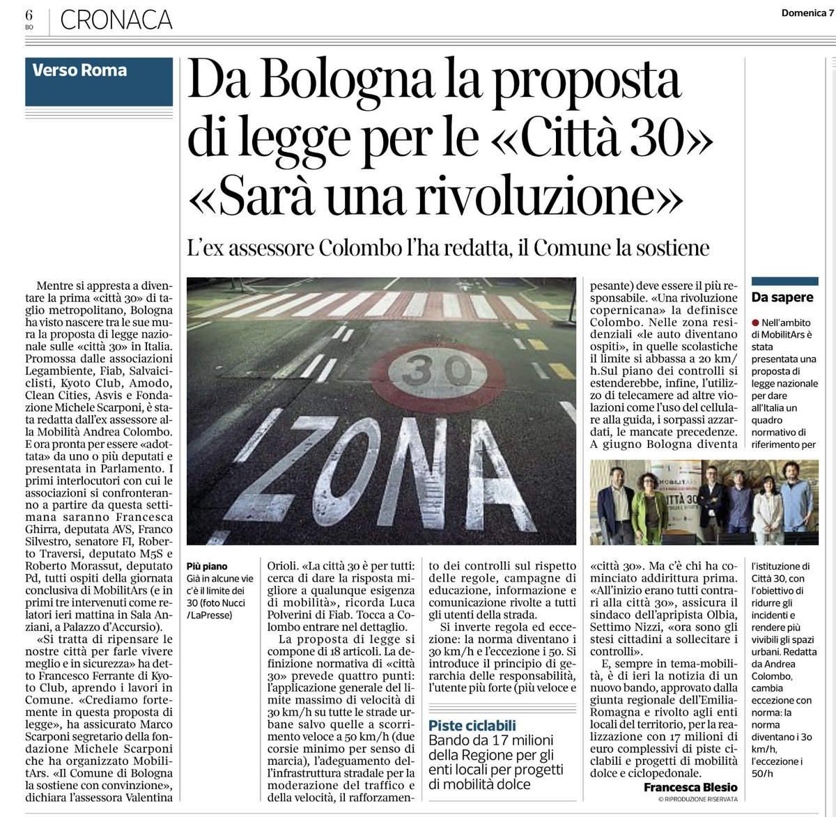 FranFerrante's tweet photo. Sabato a Bologna a #Mobilitars abbiamo presentato la nostra proposta di legge per le #città30
Grazie a @Barney1404 e al @Corriere che ne hanno dato conto puntualmente 
@Kyoto_Club @Legambiente @fiabonlus @ASviSItalia  @salvaiciclisti https://t.co/wnaZ25kh3s