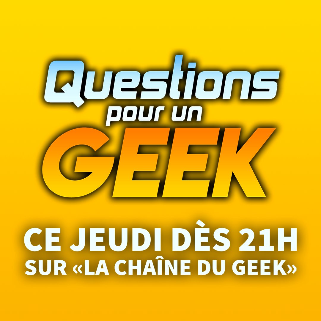 MatteoSapin's tweet photo. Ce jeudi dès 21h, c'est le retour de #QuestionsPourUnGeek 🔥
4 participants vont s'affronter : @lndri_ @sachaitama @elowny_off @CitizenFrame1
Et vous pourrez aussi jouer via le tchat 🔥 https://t.co/DLshG1bYhG