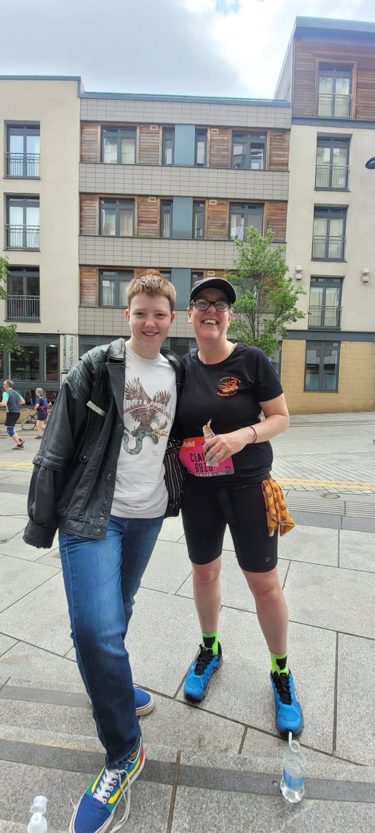 ClaireJSkinner's tweet image. @Great_Run #greatbirminghamrun half marathon. Lovely to see the teen, much needed support from @KingsHeathRC and bonus egg sandwich and the finish from Mrs Kennedy #merceractive