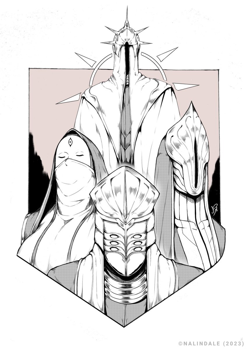 Nalindale's tweet photo. Artububurit 3 hari ke 4 s/d 6.
- Penyihir
- Bebas, Ordo Suci
- Peta Harta Karun
#artidn #イラスト #illustration #warlock #holyorder #treasure https://t.co/wNhggH4ya3