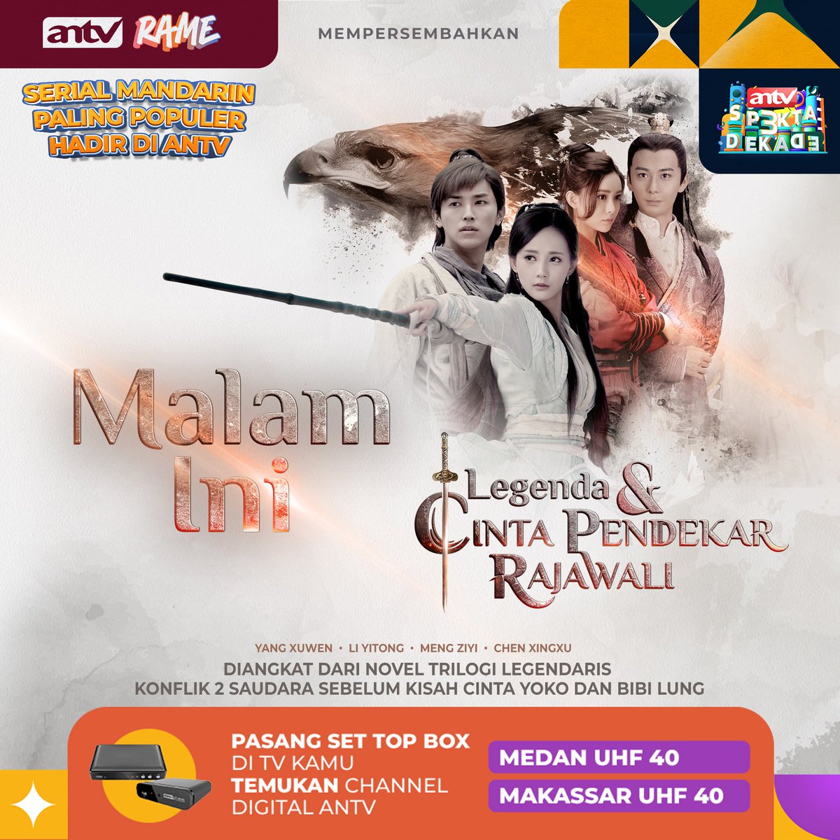 #ANTVRame on Twitter: "MULAI MALAM INI! Siap sambut para pendekar