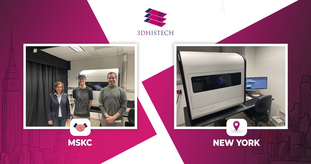 3DHISTECH (@3dhistech_ltd) on Twitter photo Thank you for the work of the <a href="/MSKCancerCenter/">Memorial Sloan Kettering Cancer Center</a> in New York, leading the fight against cancer.
🤝 We are proud of our many years of collaboration, and we hope that our latest confocal technology will also support their mission in the field of #cancerresearch.
#digitalpathology Thank you for the work of the <a href="/MSKCancerCenter/">Memorial Sloan Kettering Cancer Center</a> in New York, leading the fight against cancer.
🤝 We are proud of our many years of collaboration, and we hope that our latest confocal technology will also support their mission in the field of #cancerresearch.
#digitalpathology