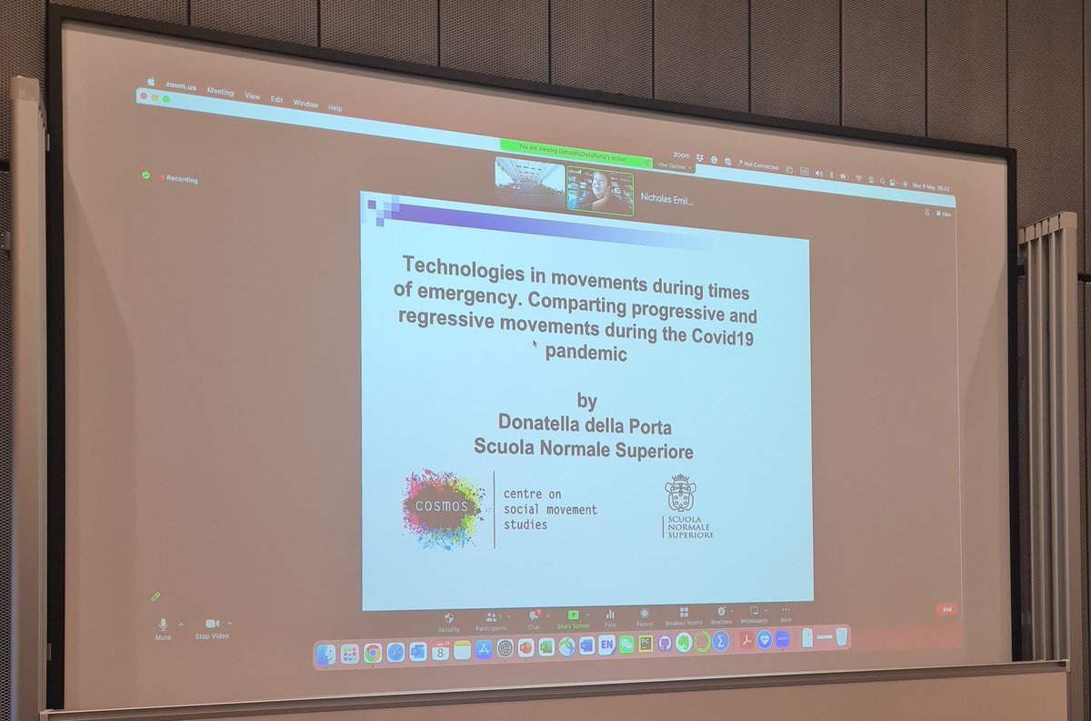 Kickstarting the #TiM2023 conference with Donatella Della Porta's opening keynote - Technologies in movement during times of emergency