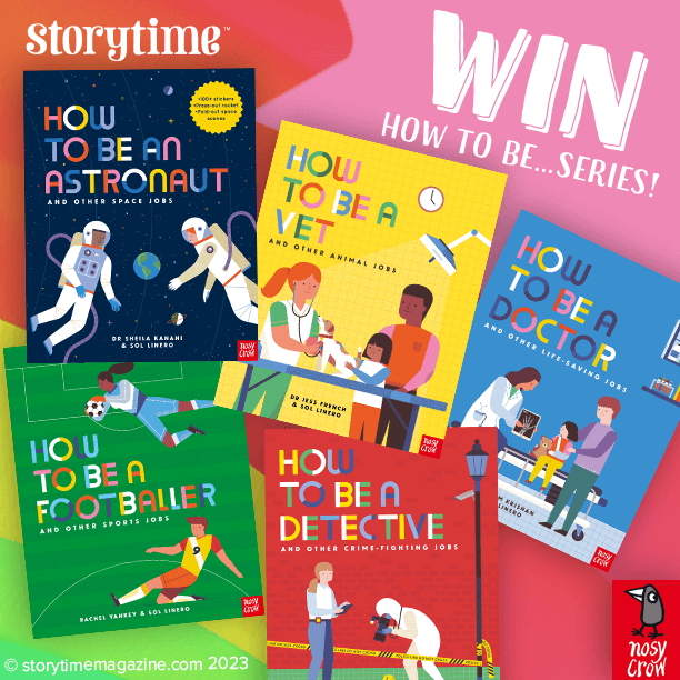 WIN a How to be a... bundle @nosycrow! It should inspire a new generation to chase their dream jobs or learn about new ones … whatever they may be!  
To enter 
FOLLOW @storytimemag
LIKE &amp; SAVE 
 TAG friends
Closes 11.59pm 31/5/23 UK only.

T&amp;C's bit.ly/2Y29d33