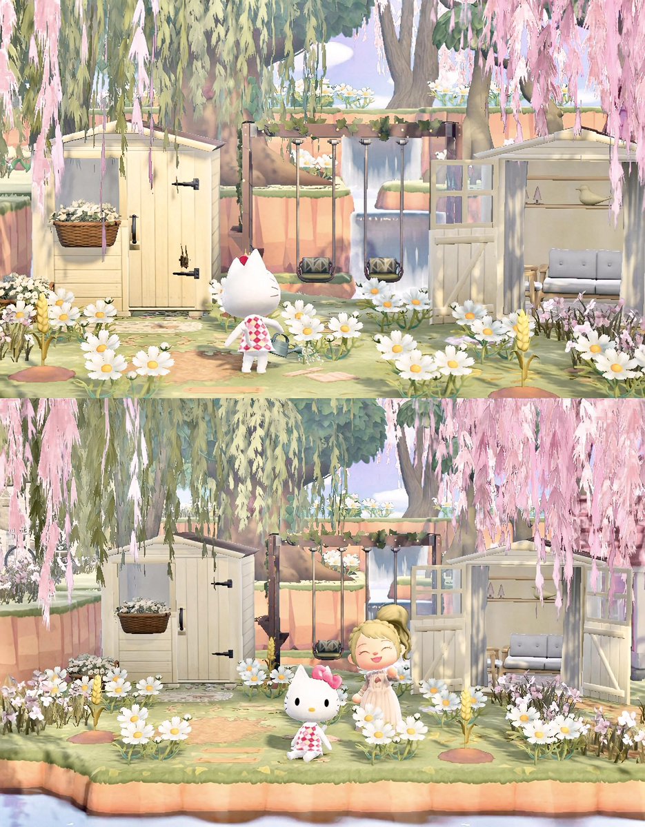 hyliagamingyt's tweet photo. A garden for Hello Kitty!! 🎀🌸
#acnh #acnhmods https://t.co/EbBUmjgGYE