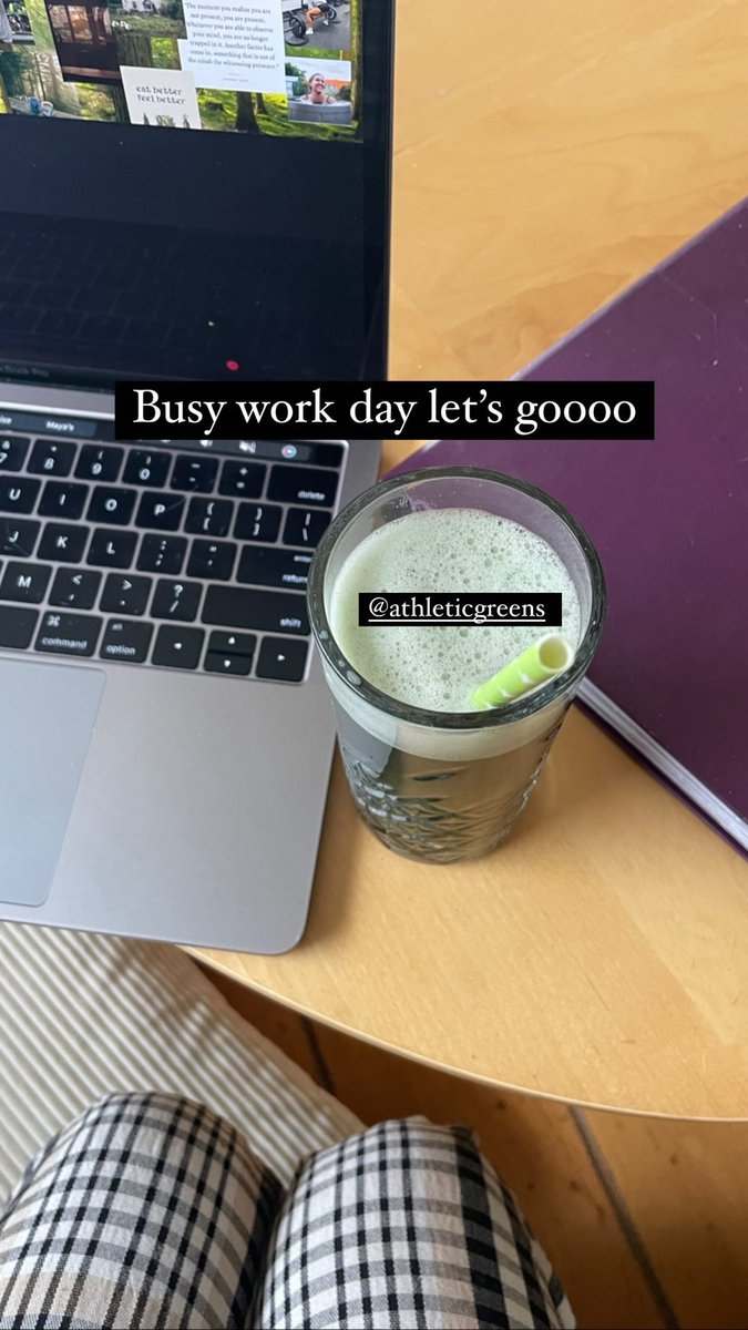SeptemberSkyHD's tweet photo. Didn’t expect to fall in love… 
@AthleticGreens #morningroutine #productiveday #freelancer https://t.co/MEXwirc1xJ