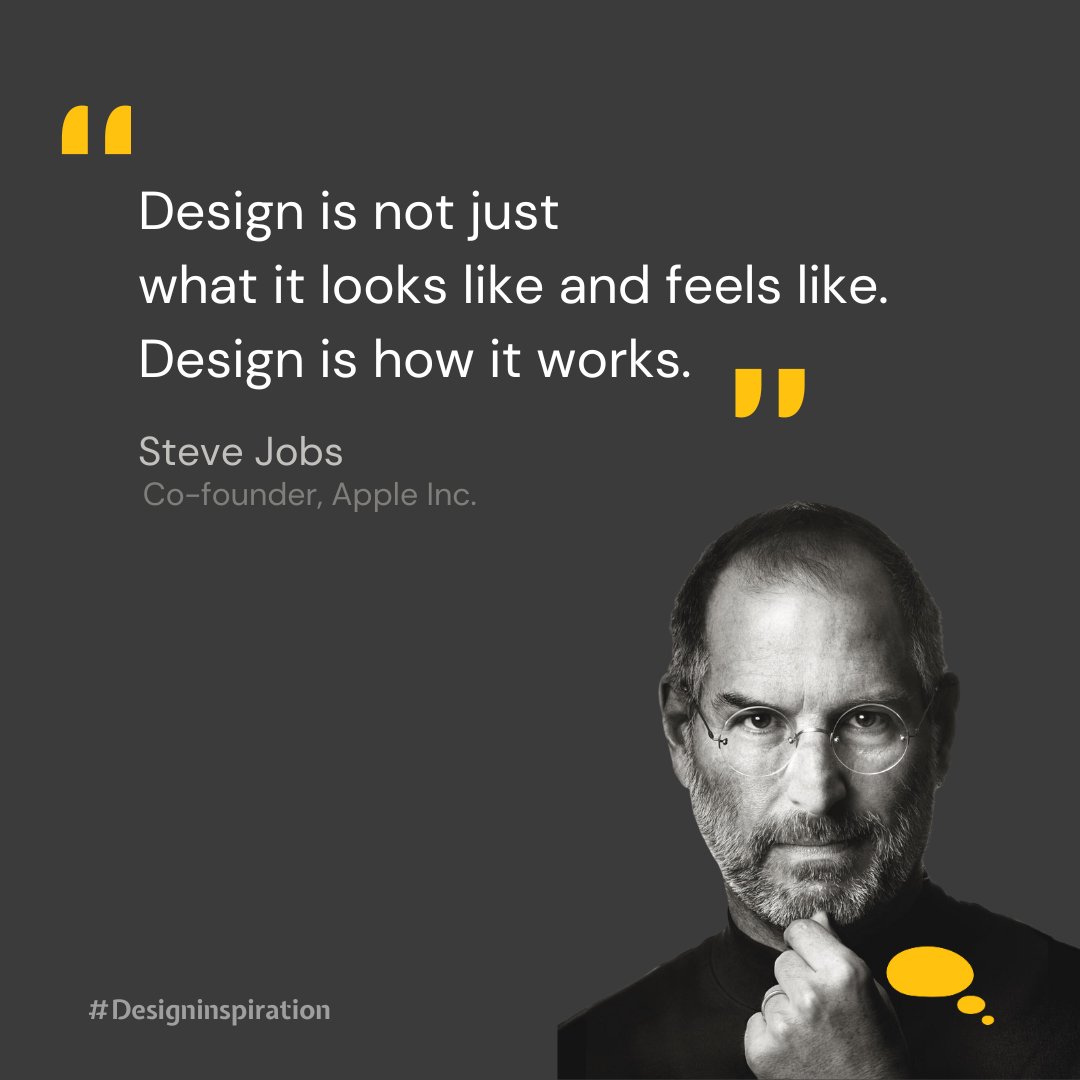 studioabd's tweet photo. Quote of the day💡#Mondaymotivation

#Studioabd #Monday #Motivation #Quotes #Designquotes #Designcompany #Designexperience #Designstudio #Stevejobs https://t.co/eDhYN6PC6c